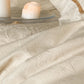 Yarn-Dyed Jacquard Brushed Cotton Bedding Set - White Tea Mist - image 5