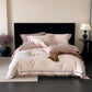 Yarn-Dyed Jacquard Brushed Cotton Bedding Set - Blush Mauve - image 2