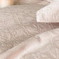 Yarn-Dyed Jacquard Brushed Cotton Bedding Set - Blush Mauve - image 5