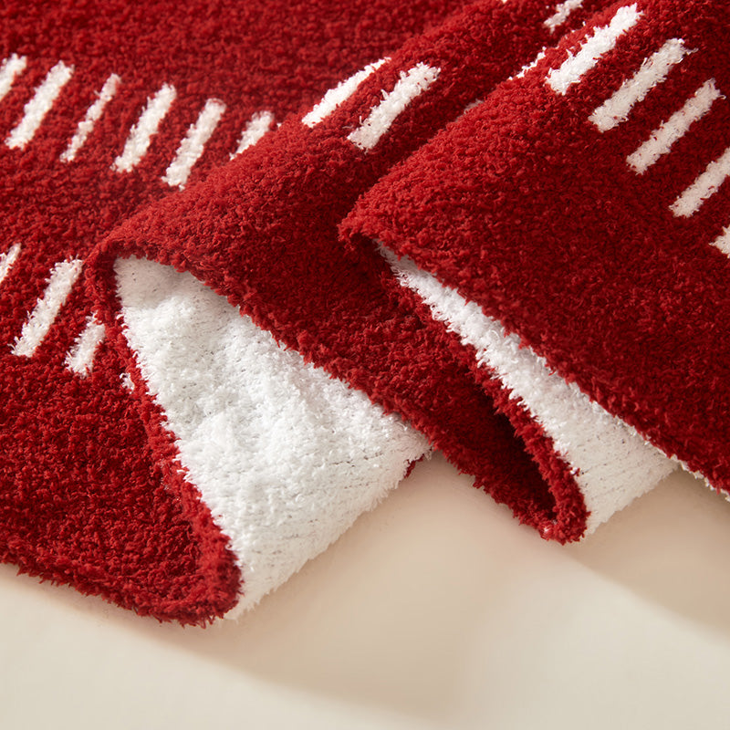 Chroma Plush Velvet Blanket - Artisan Bordeaux - 4