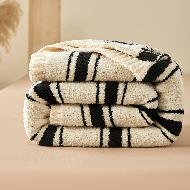 Chroma Plush Velvet Blanket - Nordic Ink - 5