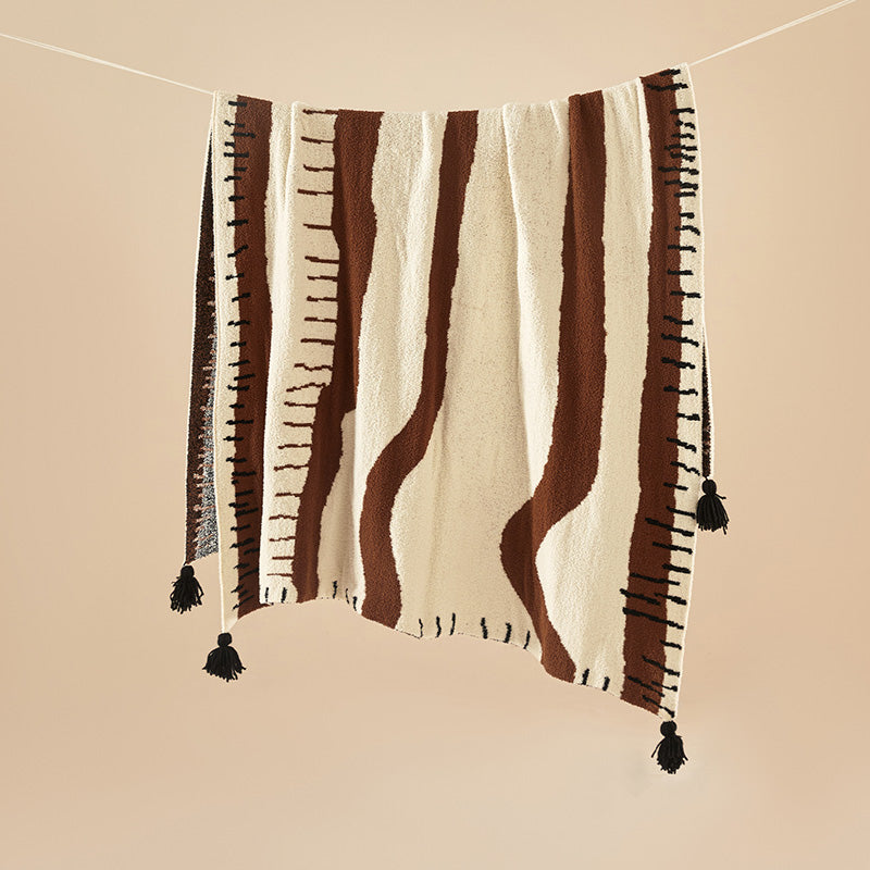 Chroma Plush Velvet Blanket - Wild Cocoa - 1