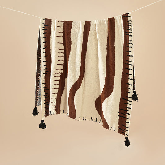Chroma Plush Velvet Blanket - Wild Cocoa - 1