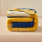Solen Story Plush Velvet Blanket - Honey Check - 5