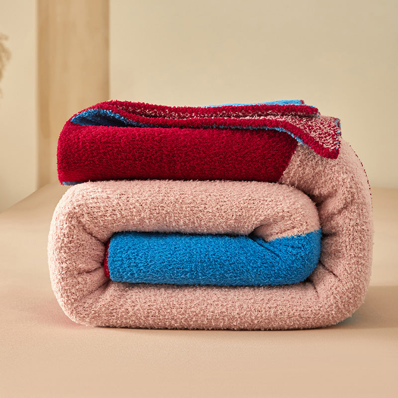 Solen Story Plush Velvet Blanket - Rose Palette - 5