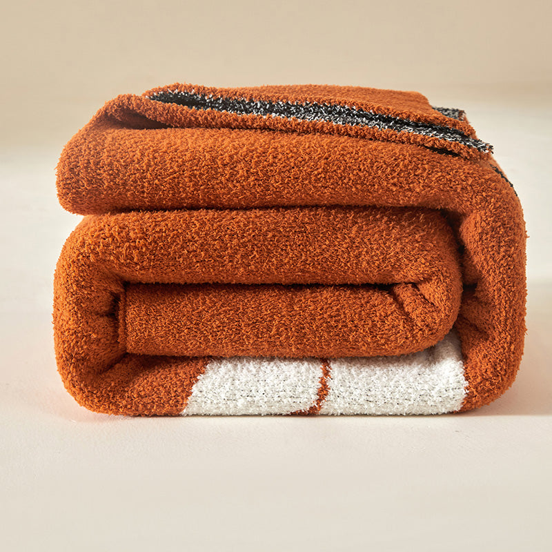 Solen Story Plush Velvet Blanket - Sienna Purr - 5