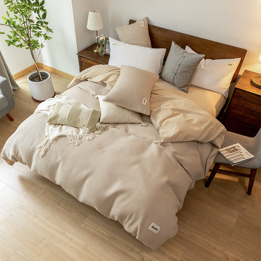 Waffle Lyocell Cotton Bedding Set
