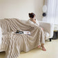 Striped Velvet Blanket