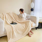 Striped Velvet Blanket
