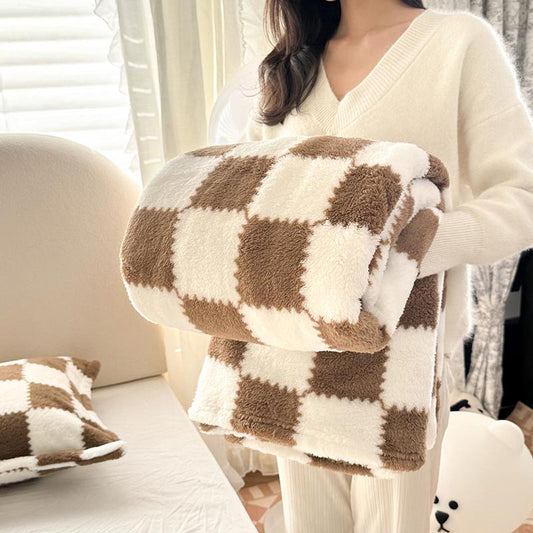 Pure Check Blanket