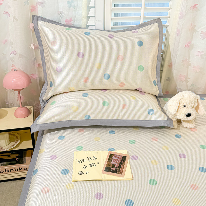 Floral Cartoon Cooling Mat Set