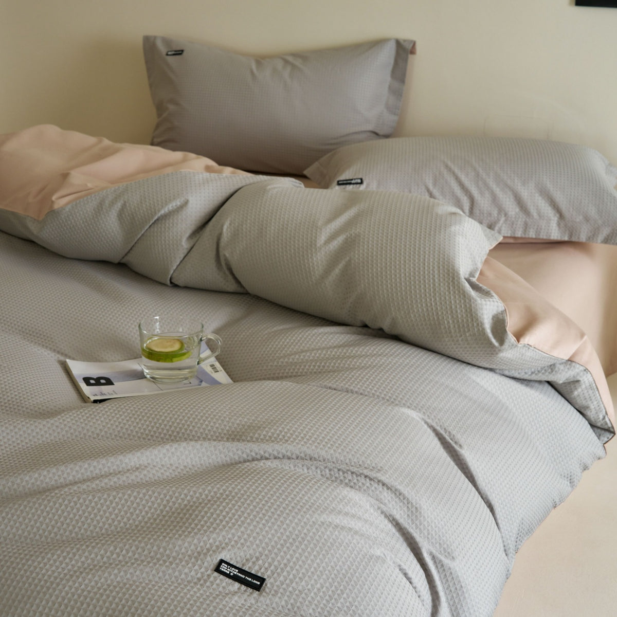 Cloud Waffle Cotton Bedding Set