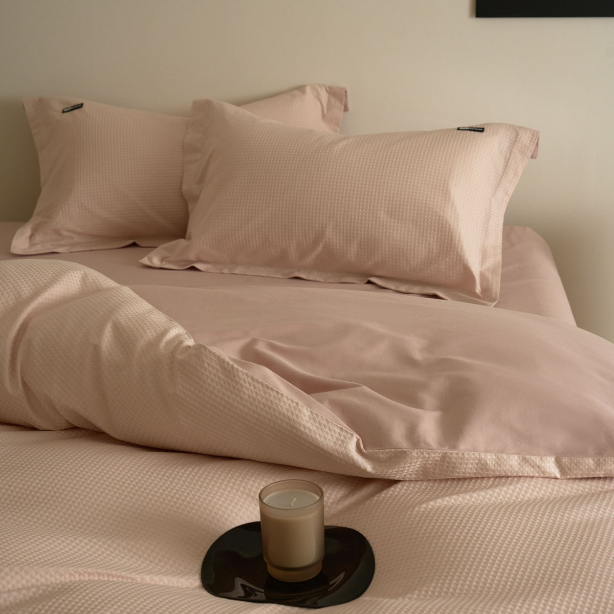 Cloud Waffle Cotton Bedding Set