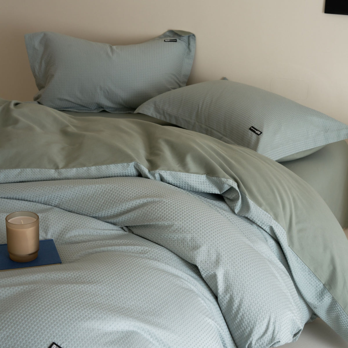 Cloud Waffle Cotton Bedding Set