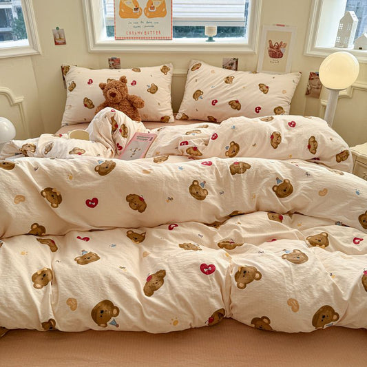 Cherry Bear Bedding Set