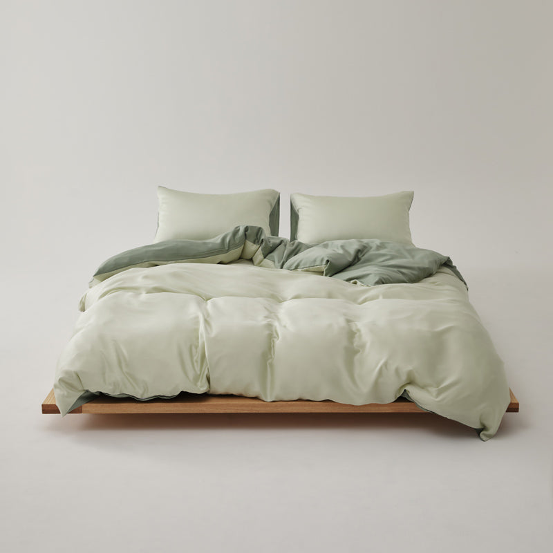 Aurora TENCEL™ Bedding Set - King / Sage Mist / Flat Bed Sheet