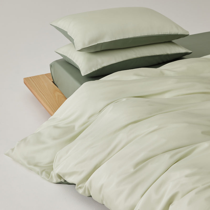Aurora TENCEL™ Bedding Set - King / Sage Mist / Flat Bed Sheet