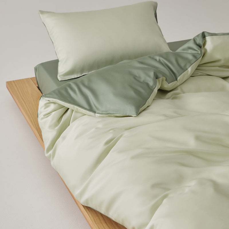 Aurora TENCEL™ Bedding Set - King / Sage Mist / Flat Bed Sheet