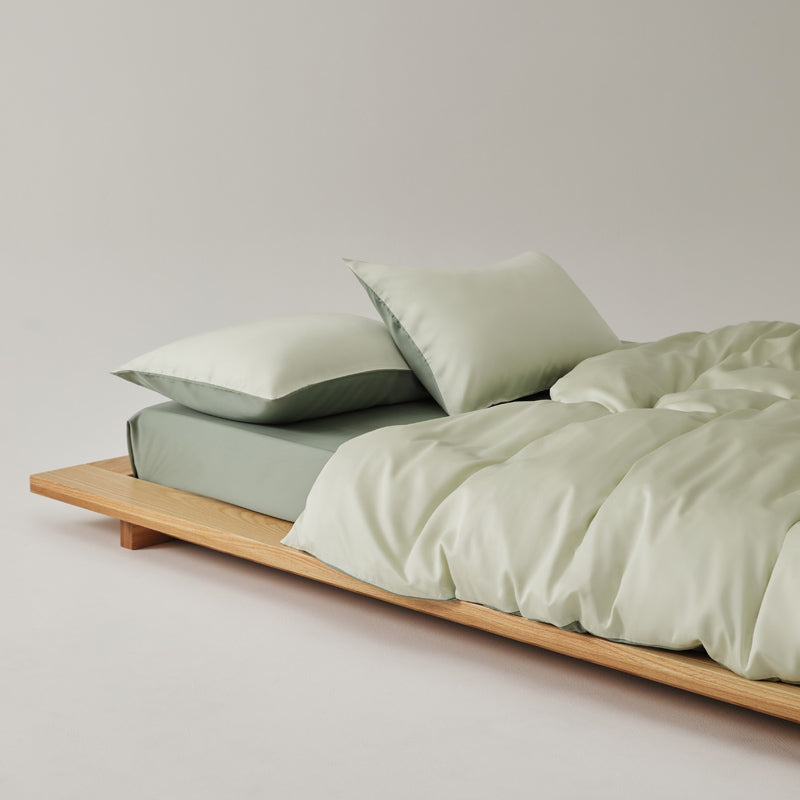 Aurora TENCEL™ Bedding Set - King / Sage Mist / Flat Bed Sheet