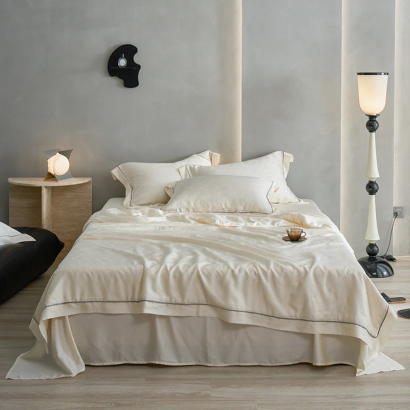 TENCEL™ Tranquility  Cooling Quilt - King 4PCS Set / Ivory Cream
