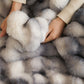 Tuscan Imitation Fur Blooming Blanket
