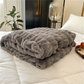 Faux Rabbit Fur Winter Blanket