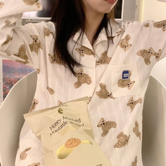 Cute Bear Pajama Set