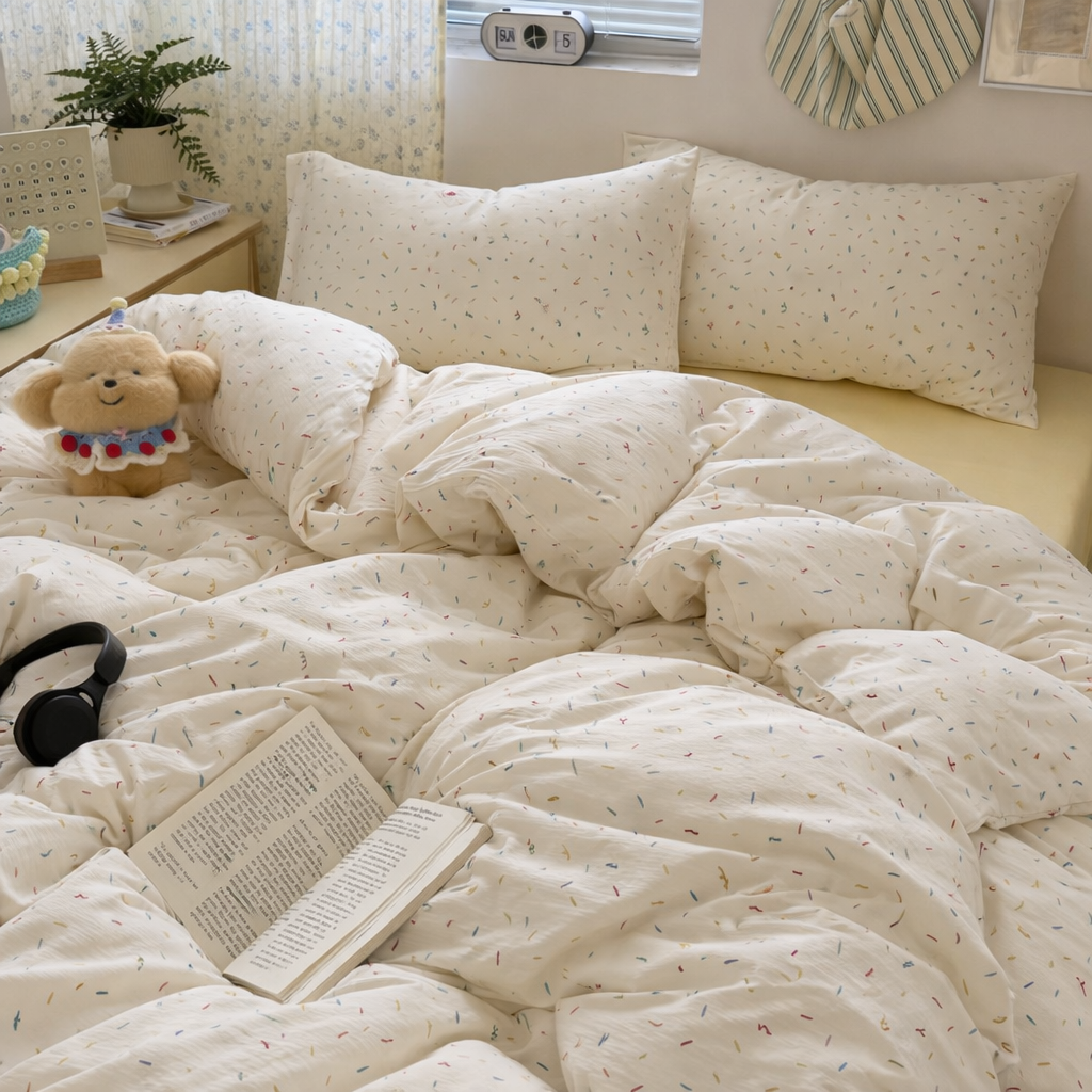 Cream Pop Bedding Set