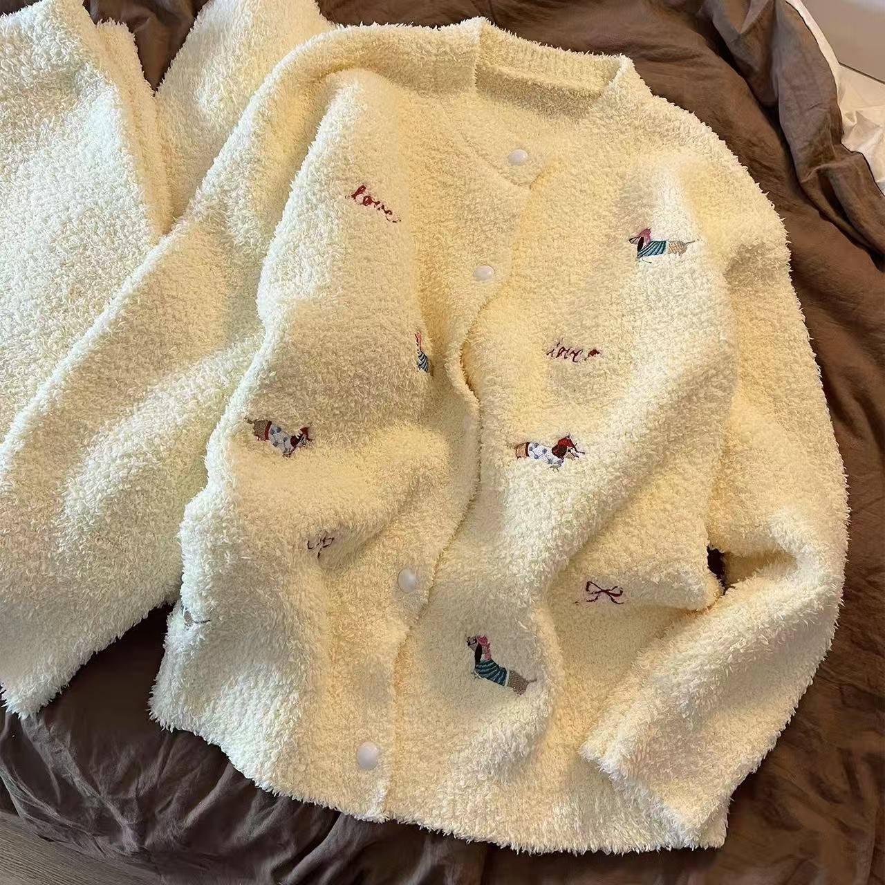 Dachshund Fleece Pajama Set
