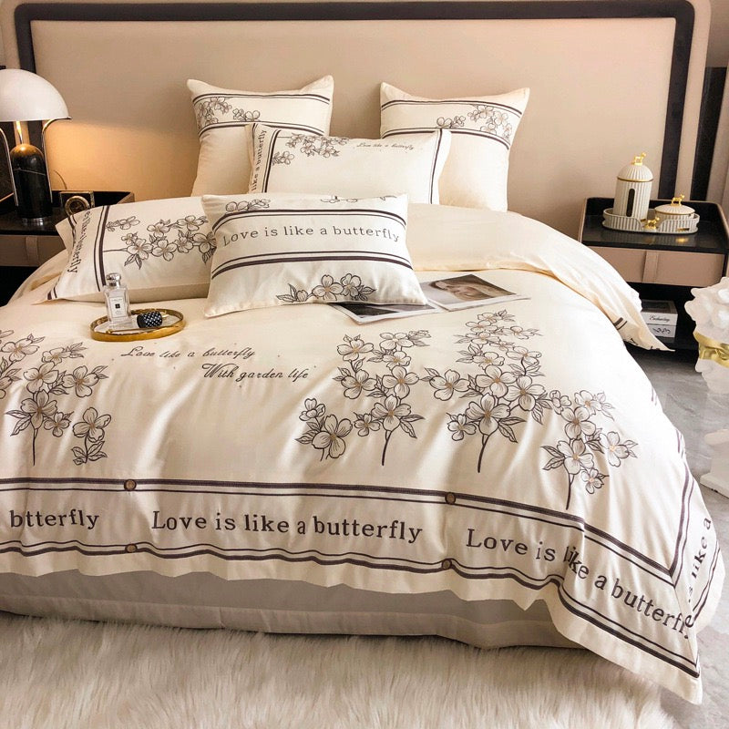 High End French Style Embroidered Bedding Set