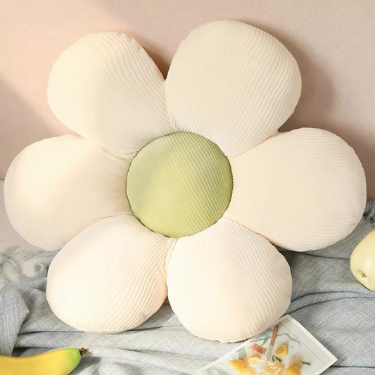Flower Plush Throw Pillow
