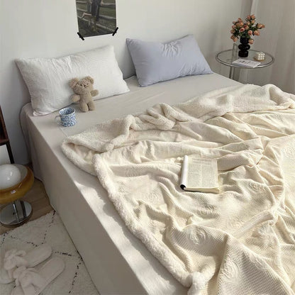 Milk Velvet Imitation Wool Blankets