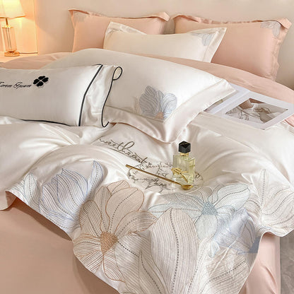 CLEARANCE-Hepburn Embroidery 80S Bedding Set
