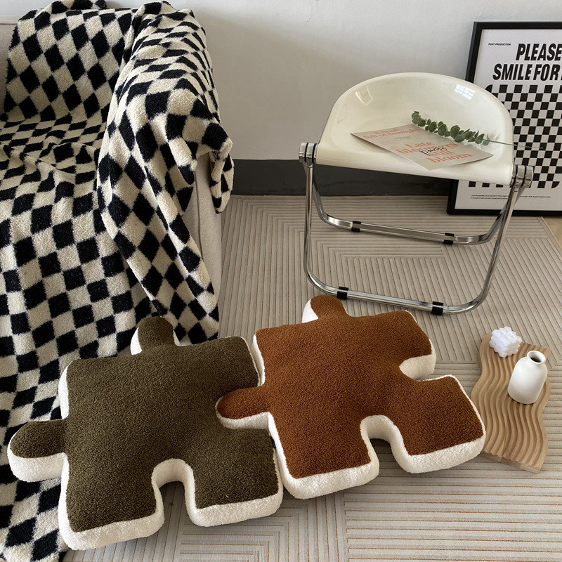 Irregular Jigsaw Seat Cushion