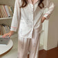 Ice Silk Cute Pajama Set